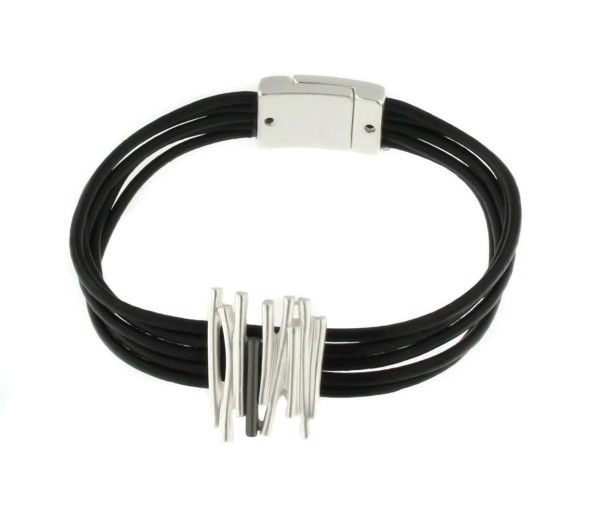 Lederarmband &quot;schwarz&quot;