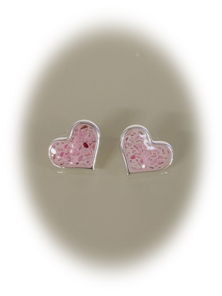 Ohrschmuck &quot;Rosé-Hearts&quot;